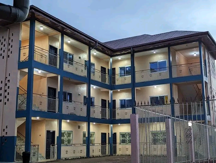 Champions Global College campus at golden hour